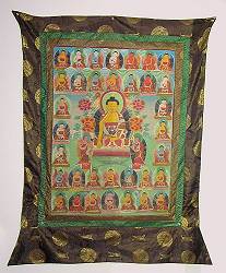 Tibetan Thangka - original painting  - early 20th century