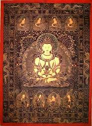 Tibetan Thangka - original painting  - early 20th century